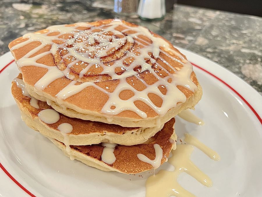 Cinnamon Swirl Pancakes